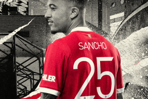 Manchester United launches 'Jadon Sancho' shirt number 25
